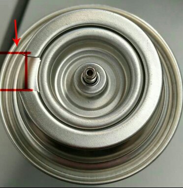 氧指数测定仪点火器使用的卡扣式气罐 氧指数测定仪点火器使用的卡扣式气罐
